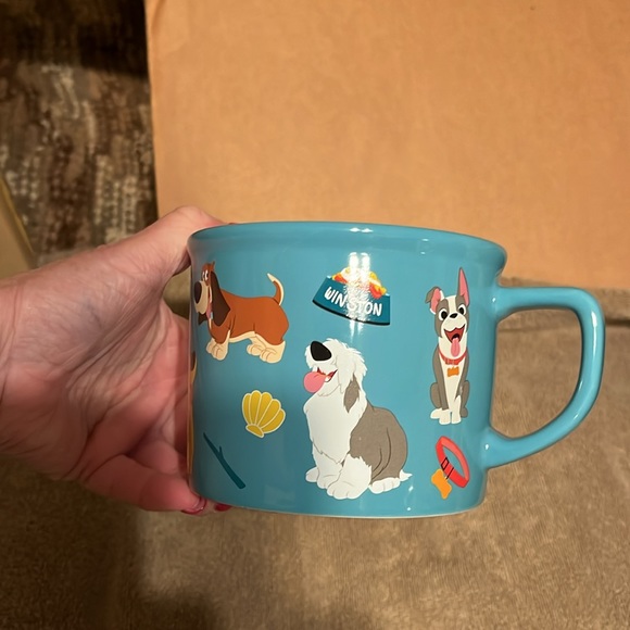 Oh My Disney dogs mug light blue with all the dogs front and center NWTs - Picture 2 of 6